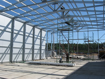 Быстровозводимые ангары: требования, преимущества и особенности монтажа