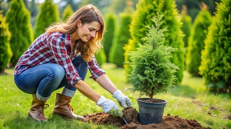 Правила и советы для успешной посадки туй, чтобы избежать ошибок и обеспечить рост